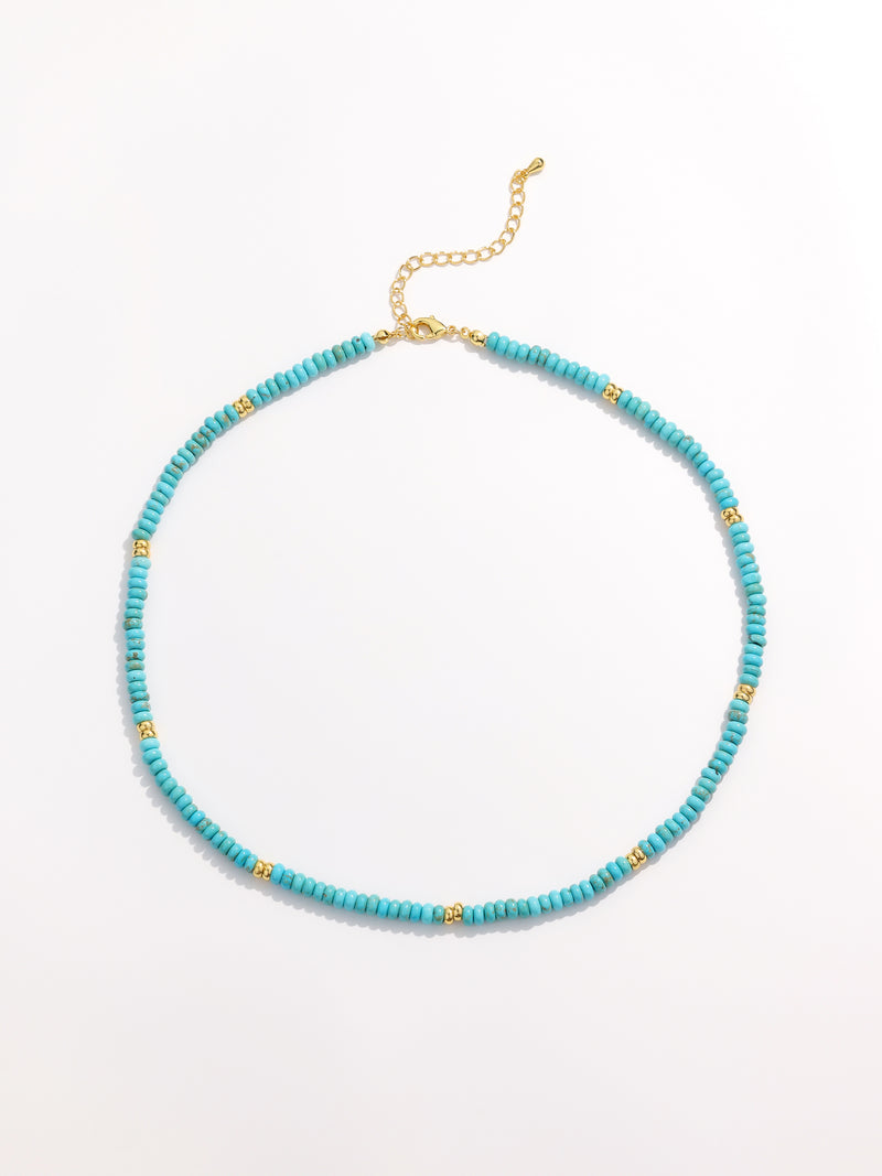 Free Spirit Turquoise Beaded Necklace