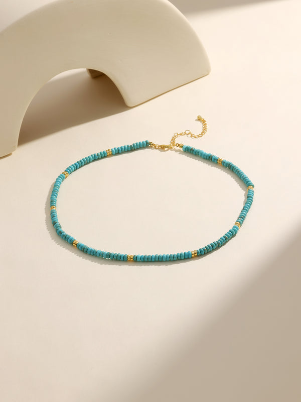 Free Spirit Turquoise Beaded Necklace