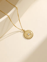 Fashion Gorgeous Gold Eye Pendant Necklace