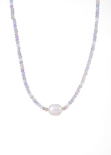 Fashion Bead Crystal Pearl Pendant Necklace