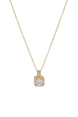 Baroque Diamond Handbag Decor Pendant Gold Long Necklace